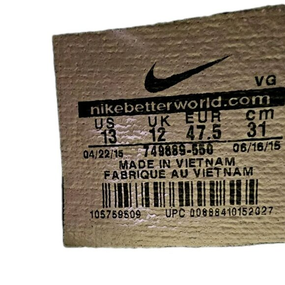 Nike Hypervenom Phade II Purple Frozen Yellow Cleats 749889-550 Men's Size 13 - Picture 2 of 7